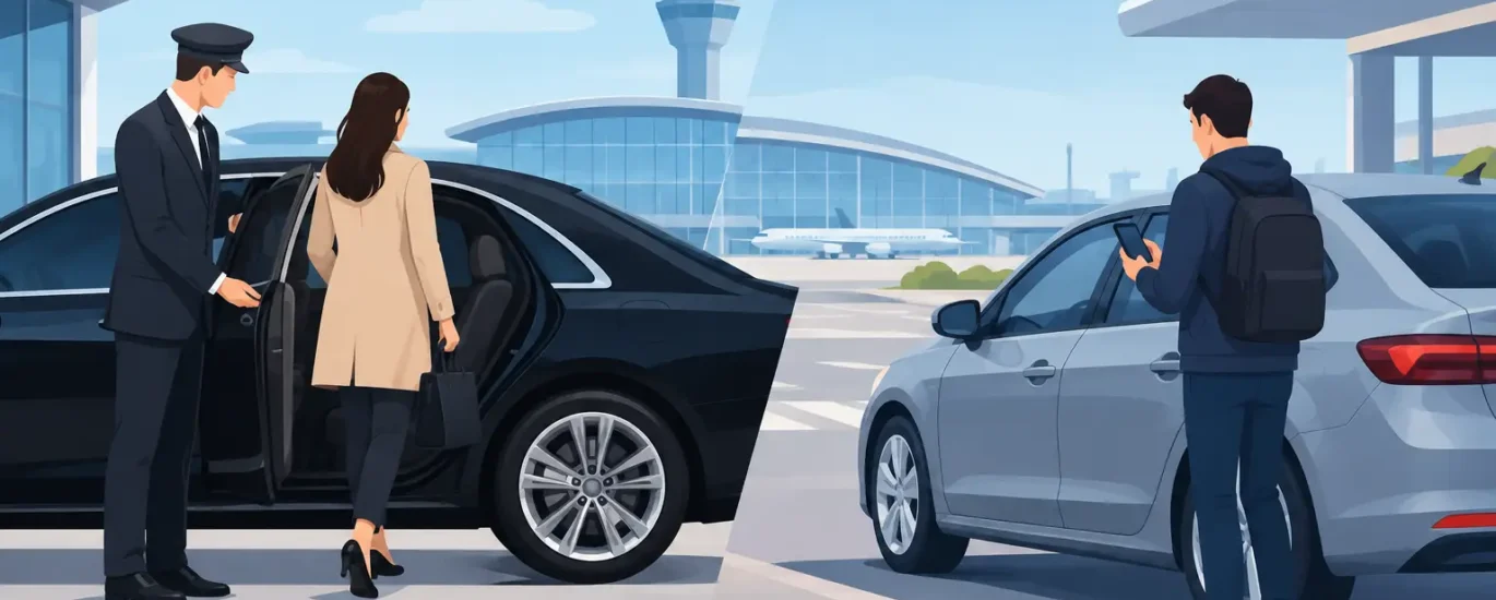 Airport Chauffeur Versus Rideshare Compared