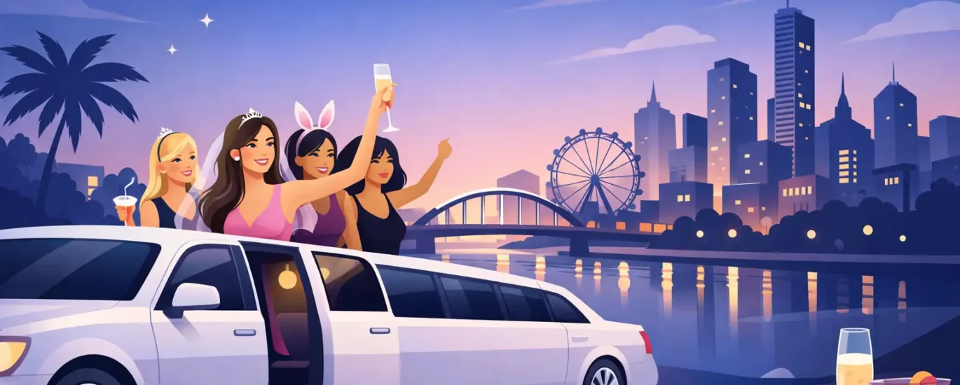 Hens Night Limousine Hire for Melbourne Groups