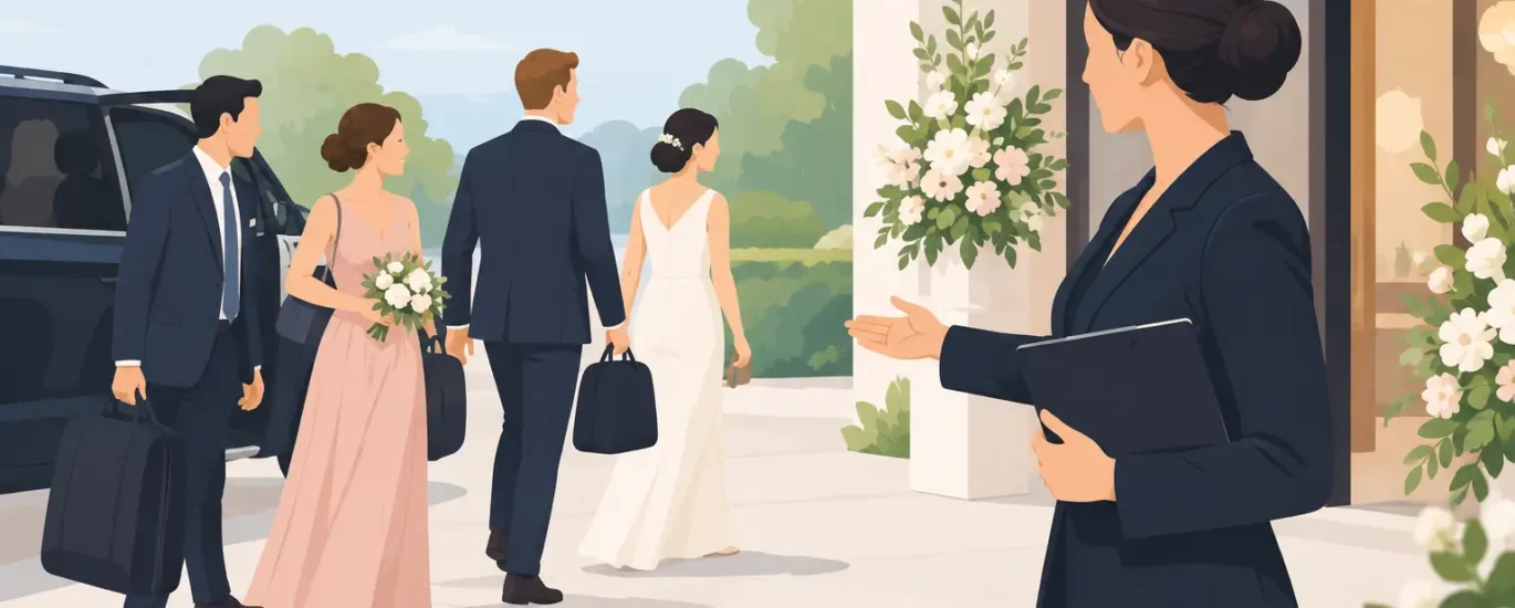 How to Manage Wedding Party Arrivals Calmly