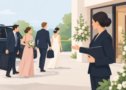 How to Manage Wedding Party Arrivals Calmly
