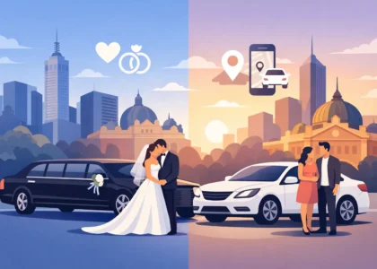 Limo vs Rideshare Wedding Transport in Melbourne