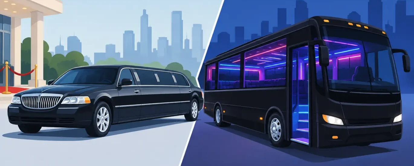 Limousine Versus Party Bus Hire for Your Event