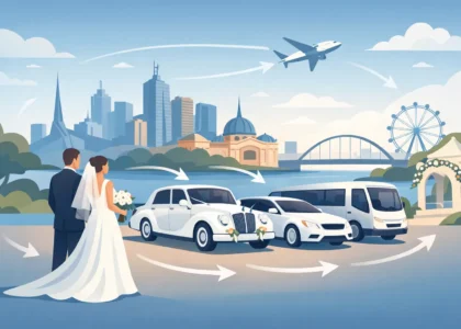 Wedding Transport Timeline Example for Melbourne