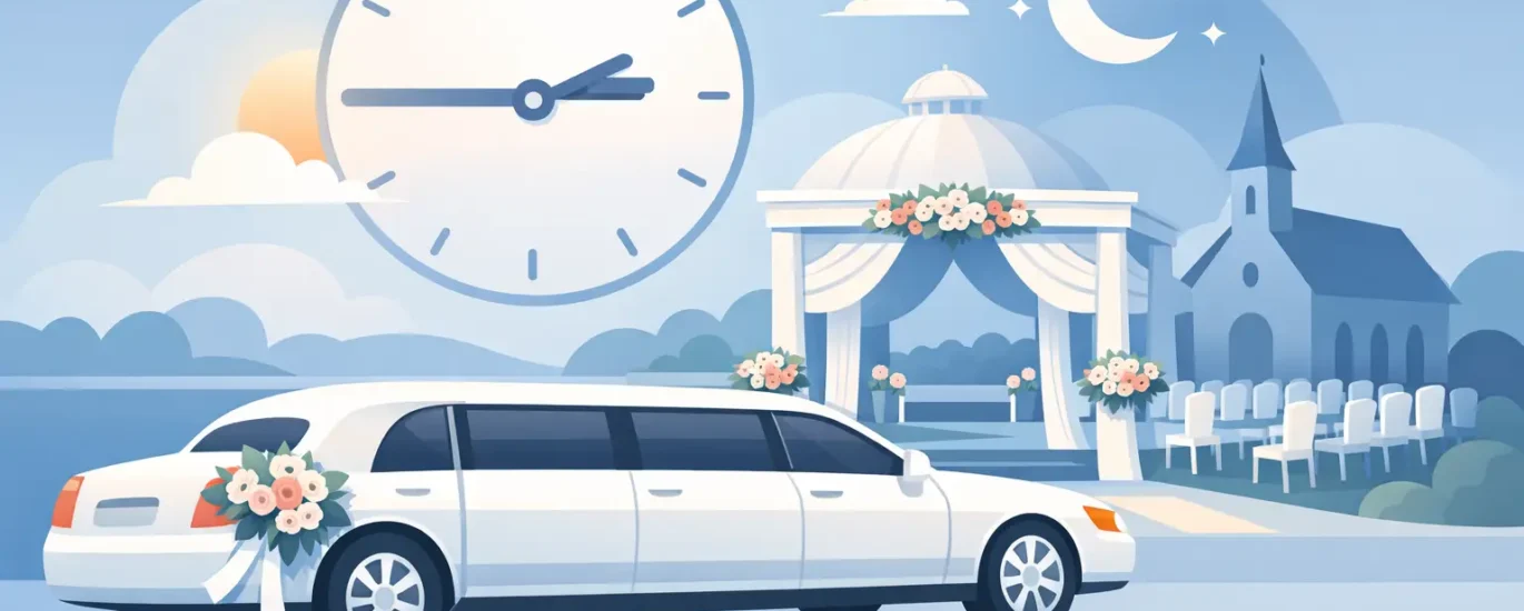 When Should a Wedding Limo Arrive for Your Ceremony?
