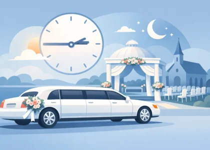 When Should a Wedding Limo Arrive for Your Ceremony?